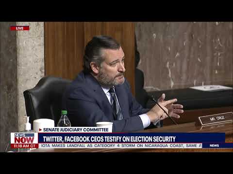 "WHY DO YOU CENSOR US?" Ted Cruz SLAMS Twitter And Facebook During Election Suppression Hearing